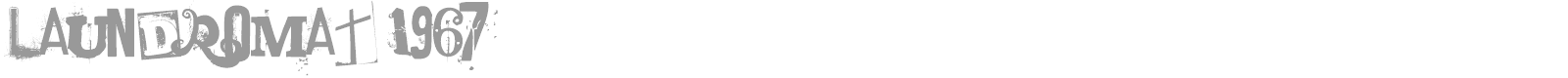 Laundromat 1967 font preview
